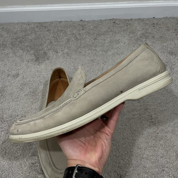 Peter Millar Crown Crafted Excursionist Nubuck Venetian Loafer Mens 13M Fog Gray main image 4